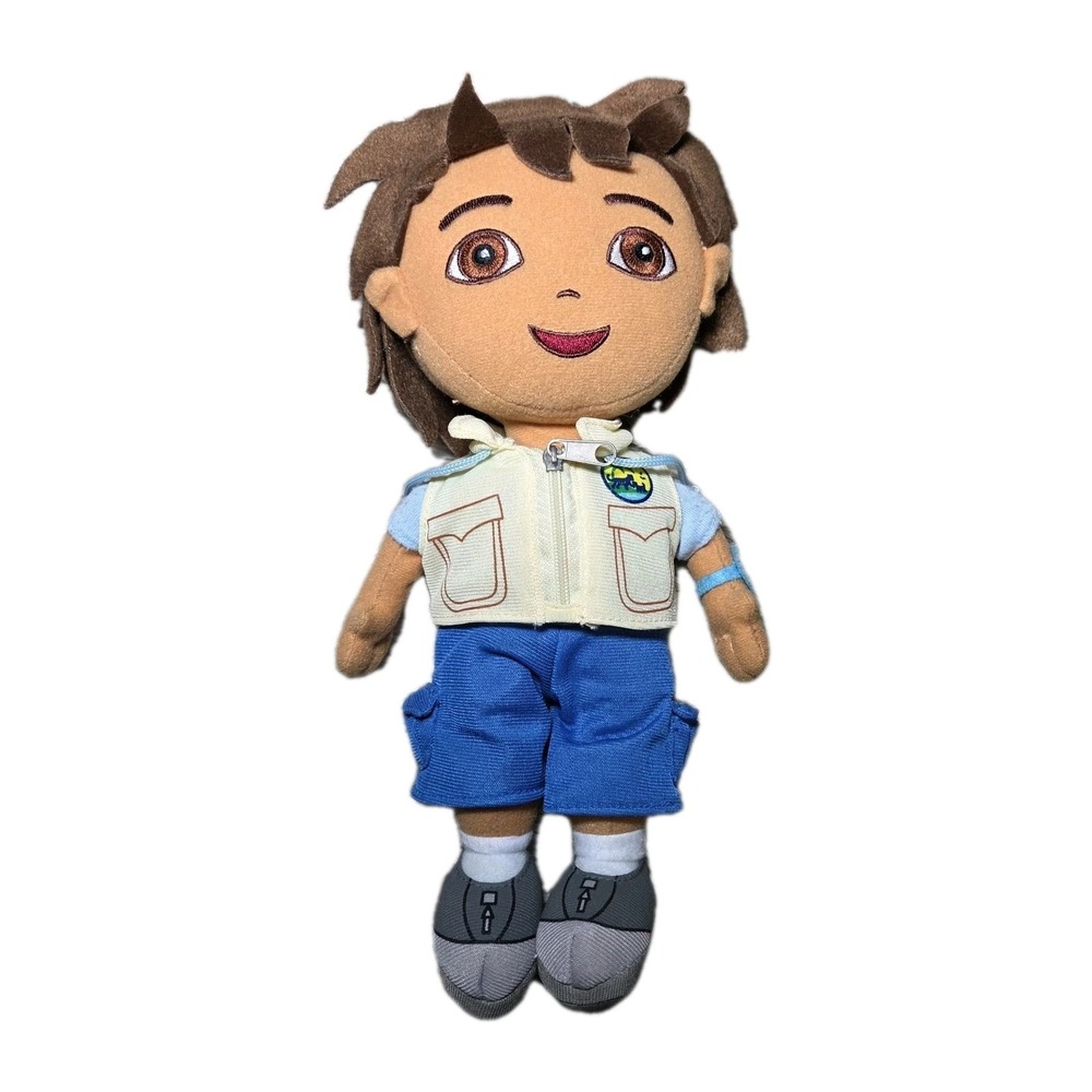 Go Diego‎ Go Plush Doll 2006 Nickelodeon Viacom Stuffed Toy Explorer Diego